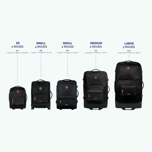 Valise souple 2 roues medium Berlin